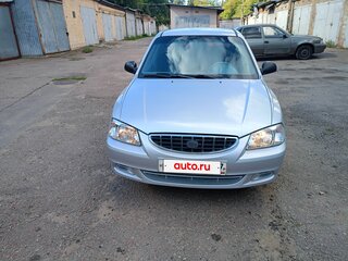 2008 Hyundai Accent ТагАЗ II, серый, 397000 рублей, вид 1