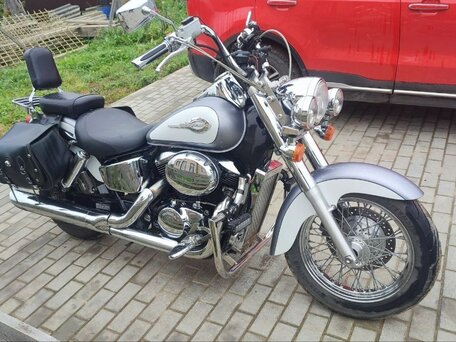 2001 Honda Shadow 750, серебристый, 400000 рублей, вид 3