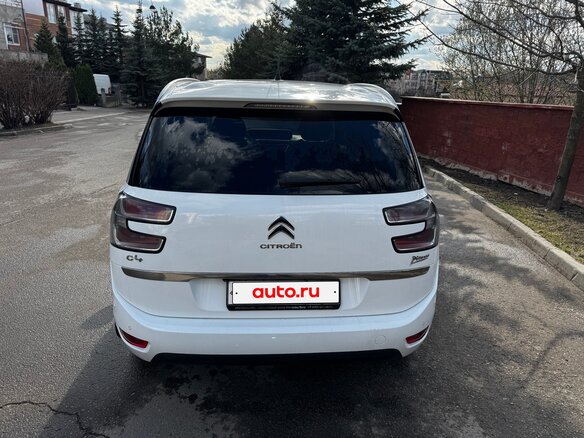 2017 Citroen C4 Picasso Grand II Рестайлинг, белый, 1130000 рублей - вид 5
