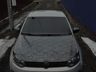 2014 Volkswagen Polo V, серебристый, 580000 рублей, вид 4