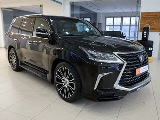 2020 Lexus LX 570 III Рестайлинг 2, чёрный, 12500000 рублей, вид 3