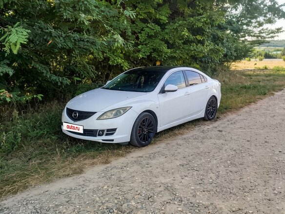 2008 Mazda 6 II (GH), белый, 760000 рублей