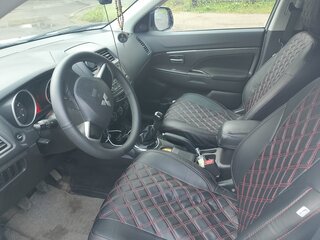 2014 Mitsubishi ASX I Рестайлинг, белый, 1150000 рублей, вид 5
