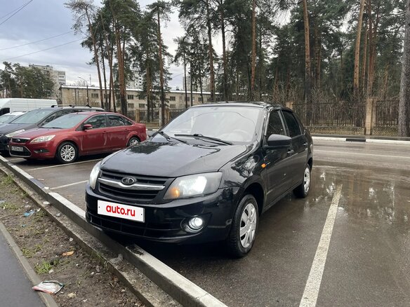 2014 Lada (ВАЗ) Granta I, синий, 330000 рублей - вид 1