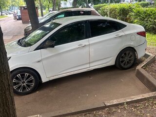 2014 Hyundai Solaris I Рестайлинг, белый, 280000 рублей, вид 3