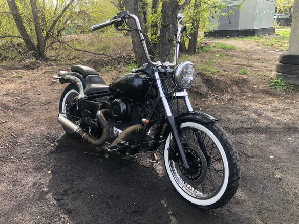 1996 Yamaha XVS400 Drag Star, чёрный, 310000 рублей - вид 15