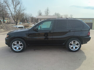 2002 BMW X5 3.0i I (E53), чёрный, 1100000 рублей, вид 4