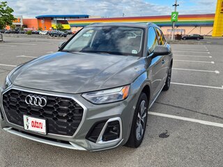 2022 Audi Q5 45 TFSI II (FY) Рестайлинг, серый, 4600000 рублей, вид 2