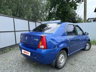 2008 Renault Logan I, синий, 280000 рублей, вид 5