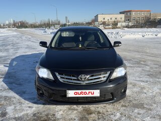 2010 Toyota Corolla X (E140, E150) Рестайлинг, чёрный, 750000 рублей, вид 3