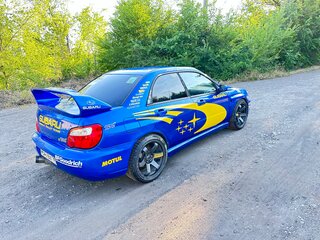 2003 Subaru Impreza WRX II Рестайлинг 1, синий, 1150000 рублей, вид 4