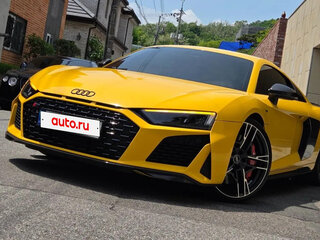 2021 Audi R8 V10 performance II (4S) Рестайлинг, жёлтый, 19293640 рублей, вид 1