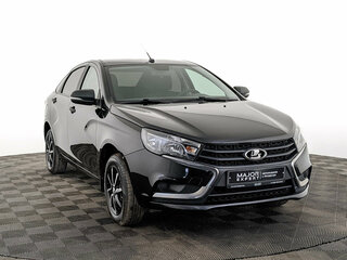 2020 Lada (ВАЗ) Vesta I, чёрный, 860000 рублей, вид 3