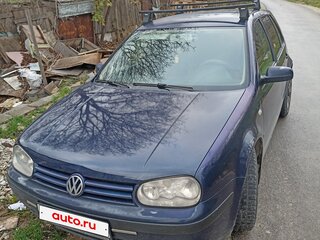 2001 Volkswagen Golf IV, синий, 350000 рублей, вид 1