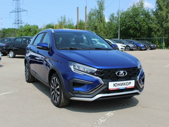 2026 Lada (ВАЗ) Vesta SW Cross I Рестайлинг (NG), синий - вид 7