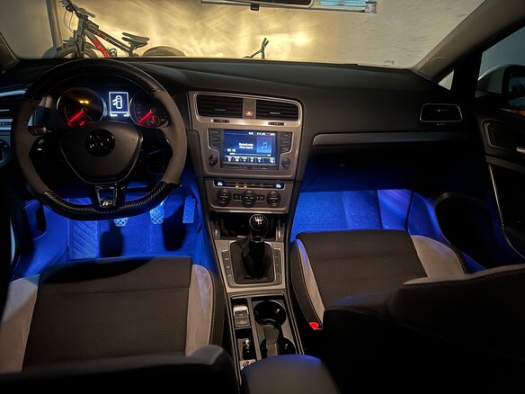 2014 Volkswagen Golf VII, белый - вид 3