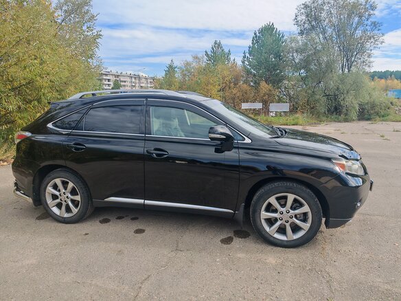 2009 Lexus RX 350 III, чёрный - вид 6