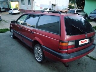 1990 Volkswagen Passat B3, красный, 155000 рублей, вид 3