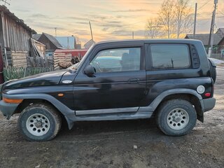 2002 SsangYong Korando II, чёрный, 550000 рублей, вид 4
