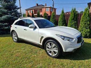 2017 Infiniti QX70, белый, 3100000 рублей, вид 1