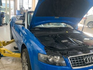 2003 Audi A4 II (B6), синий, 1800000 рублей, вид 3