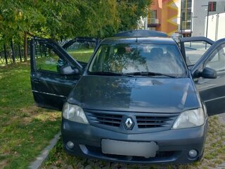2008 Renault Logan I, чёрный, 150000 рублей, вид 1