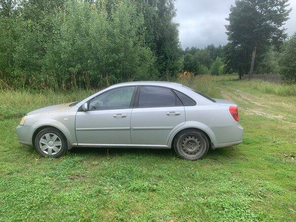 2009 Chevrolet Lacetti I, серебристый, 370000 рублей - вид 3