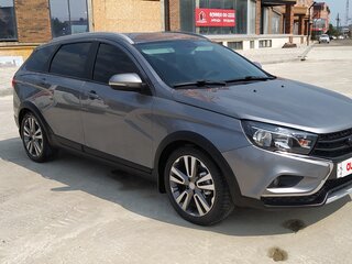 2018 Lada (ВАЗ) Vesta SW I, серый, 900000 рублей, вид 3