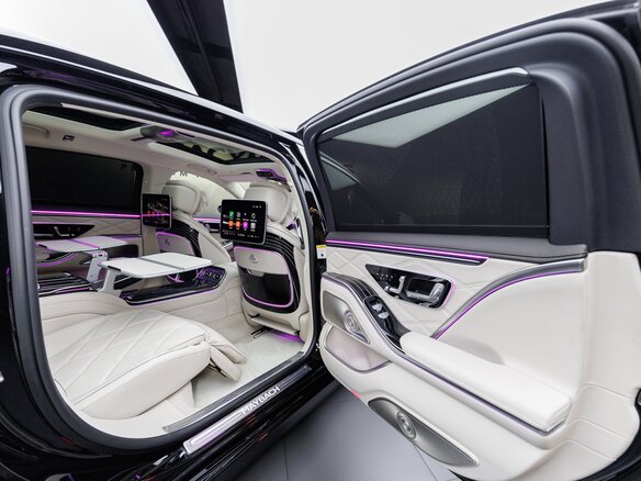 2026 Mercedes-Benz Maybach S-Класс 580 II (Z223) Рестайлинг, чёрный - вид 32