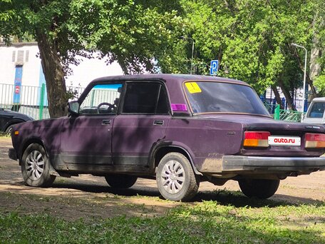 1999 Lada (ВАЗ) 2107, фиолетовый, 60000 рублей, вид 5