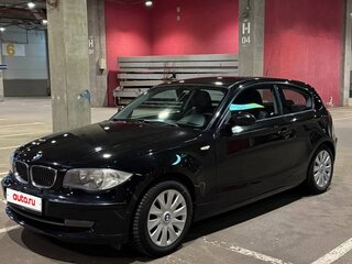 2008 BMW 1 серии 116i I (E81/E82/E87/E88) Рестайлинг, чёрный, 645000 рублей, вид 1