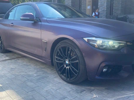 2019 BMW 4 серии 420i F32/F33/F36 Рестайлинг, фиолетовый, 3900000 рублей, вид 3