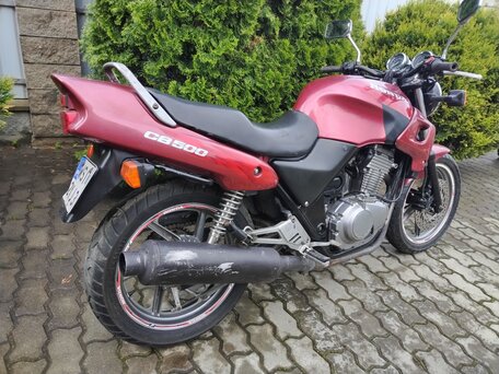 1996 Honda CB 500, красный, 190000 рублей, вид 2