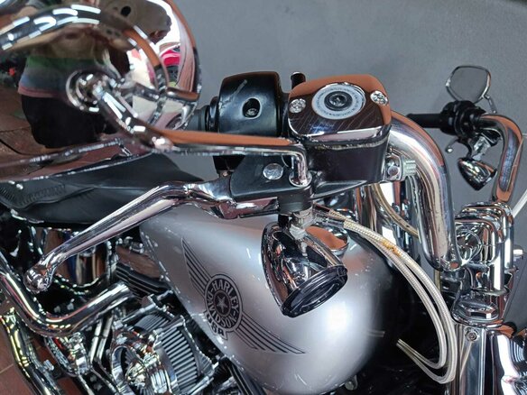 2009 Harley-Davidson Fat Boy, серый, 870000 рублей - вид 22