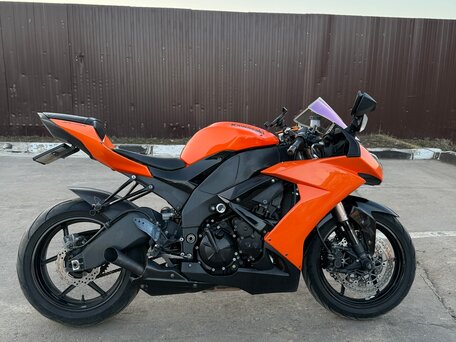 2008 Kawasaki ZX-10R Ninja, оранжевый, 600000 рублей, вид 3