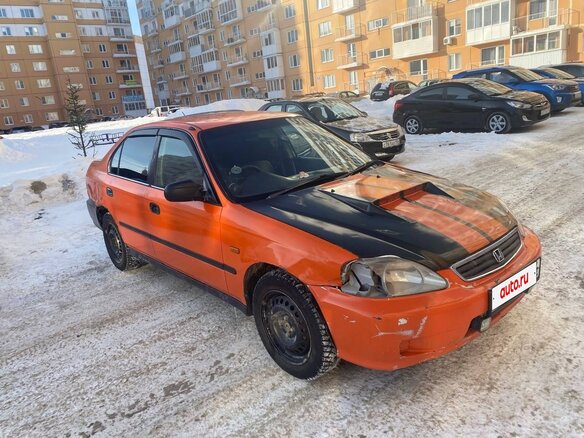 1998 Honda Civic Ferio II, оранжевый, 110000 рублей - вид 2
