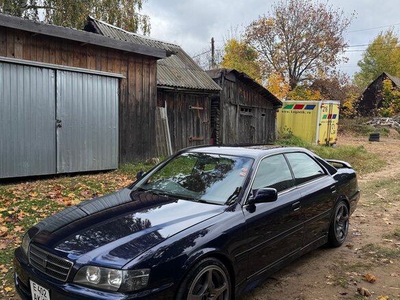 1997 Toyota Chaser VI (X100), синий, 1650000 рублей