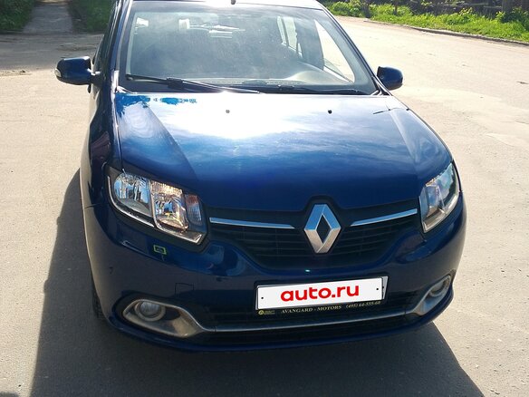 2015 Renault Logan II, синий, 960000 рублей