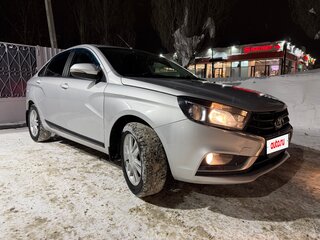 2017 Lada (ВАЗ) Vesta I, серебристый, 720000 рублей, вид 2