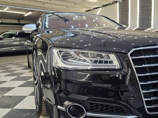 2013 Audi A8 Long III (D4) Рестайлинг, чёрный, 3000000 рублей, вид 2
