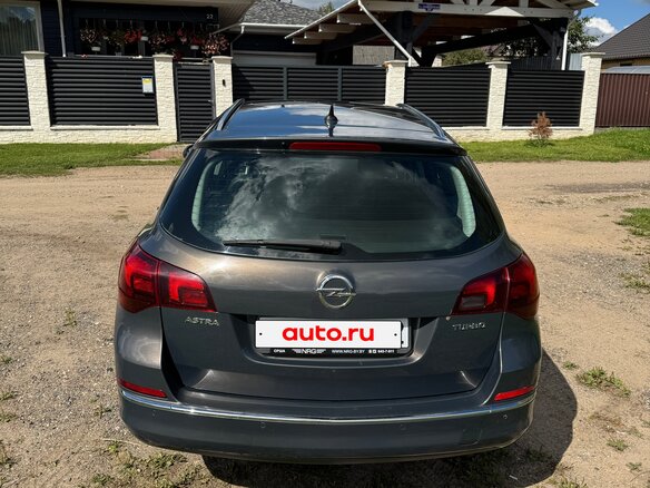 2013 Opel Astra J Рестайлинг, серый, 740000 рублей - вид 5