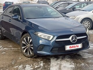 2021 Mercedes-Benz A-Класс 200 IV (W177), синий, 3155000 рублей, вид 2