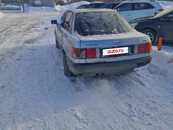 1989 Audi 80 IV (B3), серебристый - вид 2