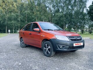 2014 Lada (ВАЗ) Granta I, оранжевый, 380000 рублей, вид 2