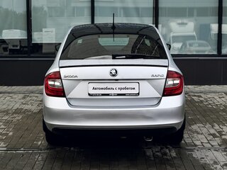 2017 Skoda Rapid I Рестайлинг, серебристый, 1359000 рублей, вид 4