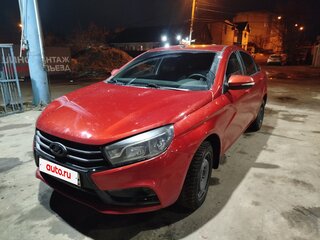 2015 Lada (ВАЗ) Vesta I, красный, 565000 рублей, вид 3