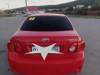 2008 Toyota Corolla Axio X (E140, E150) Рестайлинг, красный, 710000 рублей, вид 2