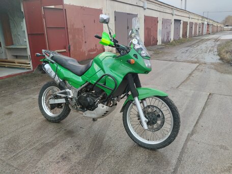 1994 Kawasaki KLE 400, зелёный, 285000 рублей, вид 1