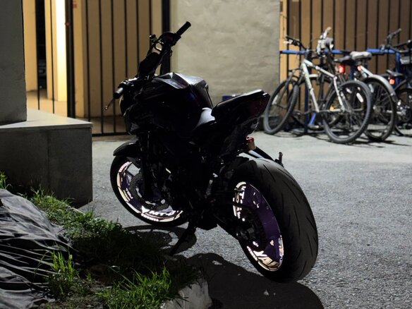 2019 Yamaha MT-07 (FZ-07), фиолетовый, 699000 рублей - вид 14