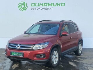 2013 Volkswagen Tiguan I Рестайлинг, красный, 975000 рублей, вид 1